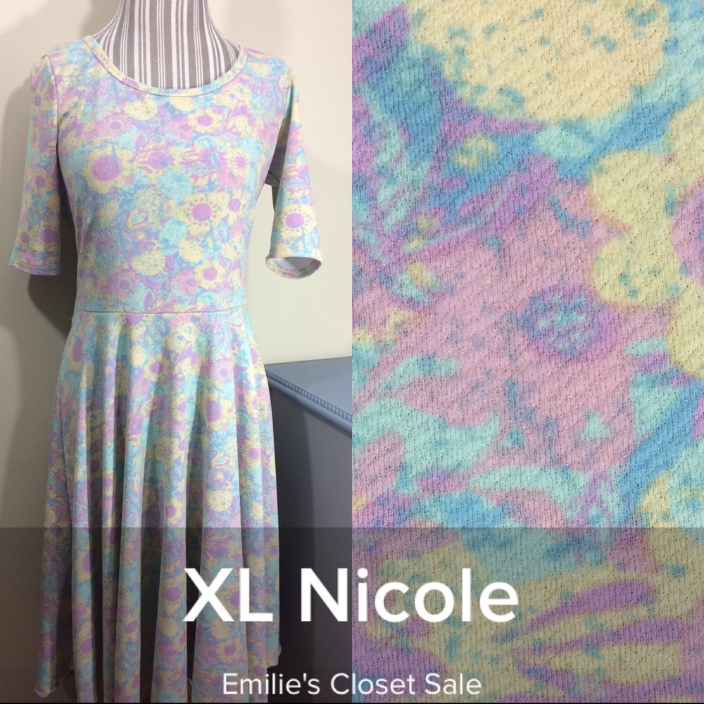 EUC LuLaRoe Nicole Dress